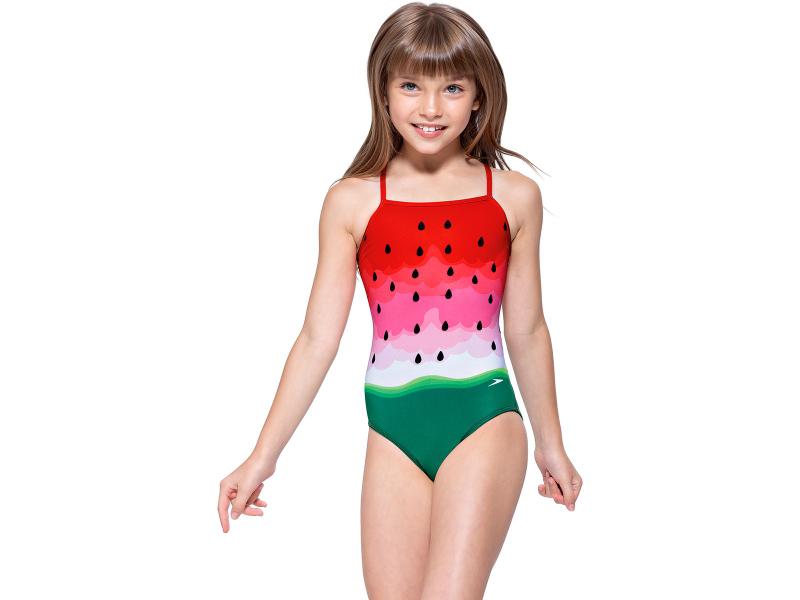 Imagem de Maiô Speedo Open Watermelon Vermelho