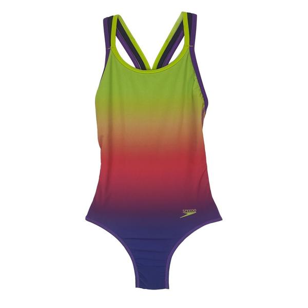 Imagem de Maiô Speedo Stripes Midnight Sun Colors Juvenil