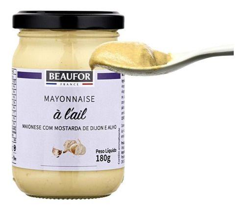 Imagem de Maionese com Alho e Mostarda Dijon Beaufor Francesa 180g