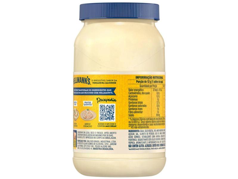 Imagem de Maionese Hellmanns Tradicional 500g