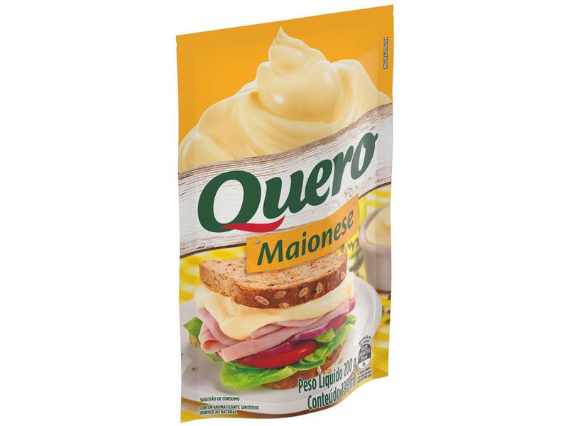 Maionese Quero Tradicional Sachê 200g Imagem de Maionese Quero Tradicional Sachê 200g