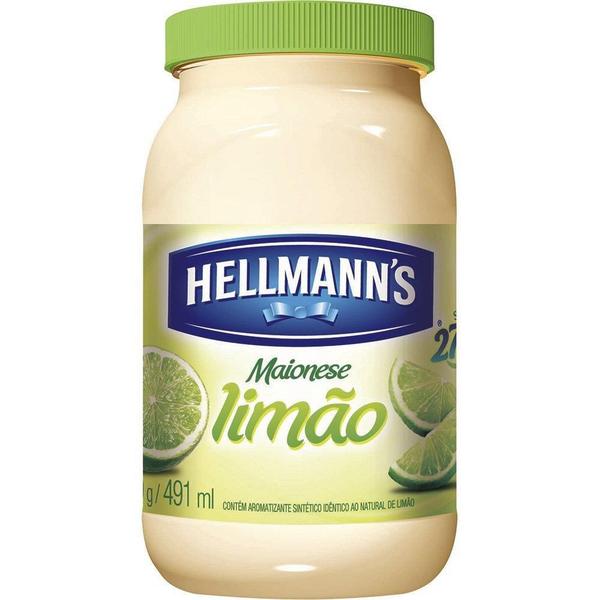 Maionese Sabor Limão 500g - 12 unidades - Hellmanns Imagem de Maionese Sabor Limão 500g - 12 unidades - Hellmanns
