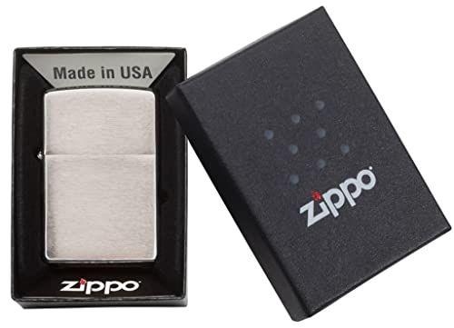 Imagem de Mais leve Zippo em cromo escovado