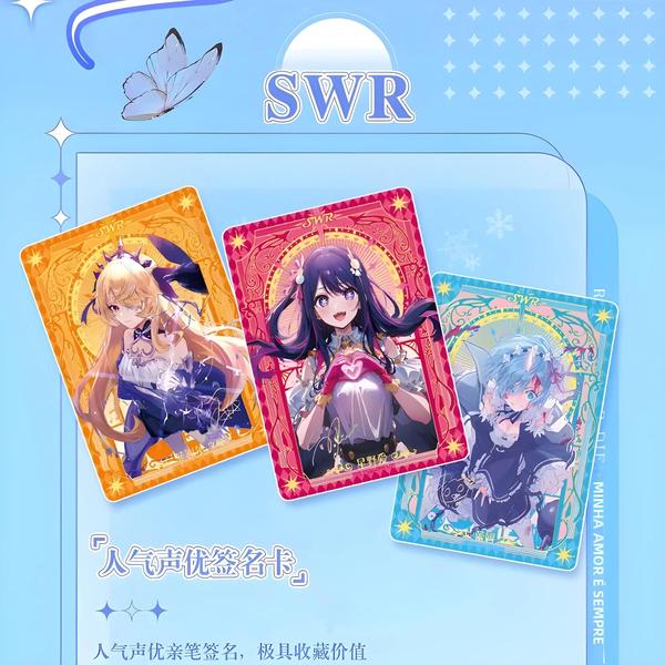 acgカード　　CHU⭐︎1       美品 Mais Novo 2024 Bonito Anime Waifu NS-10m06 Caixa De Reforço De