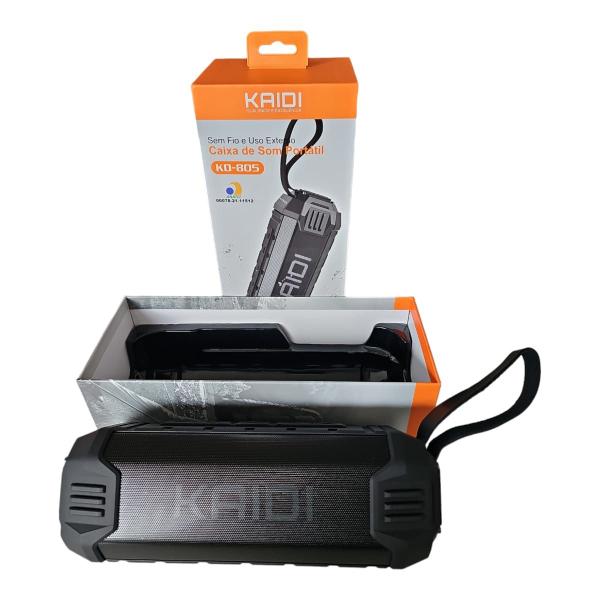 MAIS VENDIDO Alto-falante Kaidi MAX KD-805 portátil com bluetooth e wifi waterproof preto 110V/220V Imagem de MAIS VENDIDO Alto-falante Kaidi MAX KD-805 portátil com bluetooth e wifi waterproof preto 110V/220V