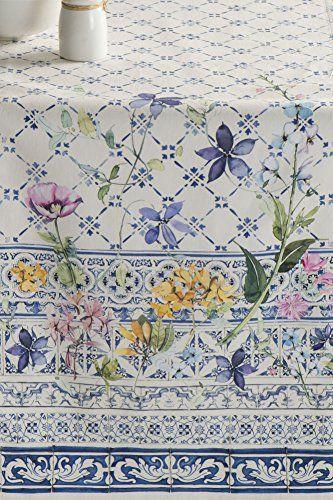 Imagem de Maison d' Hermine Faïence 100% Cotton Easter Table Runner for Party  Jantar  Feriados   de cozinha Primavera/Verão (14,5 Polegadas por 108 Polegadas)