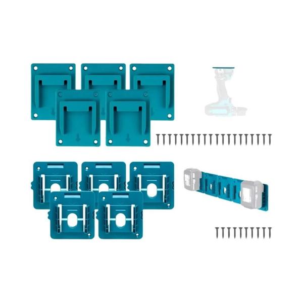 Imagem de Makita 18V Li-ion Bateria Suporte Rack De Armazenamento De Montagem Na Parede Para Ferramentas