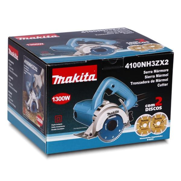 Imagem de Makita 4100NH3ZX2 Serra Marmore 1300W C/ 2 DISCOS 220V