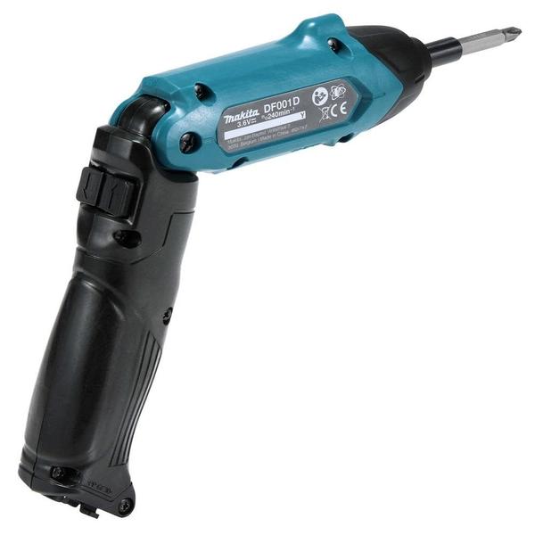 Imagem de Makita DF001DW 3.6V Lithium-Íon 1/4" Hex Screwdriver Kit, Teal, 3.6V