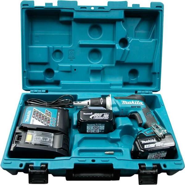 Imagem de Makita Dfs452Rfe Parafusadeira Para Gesso 220V Bateria 18V