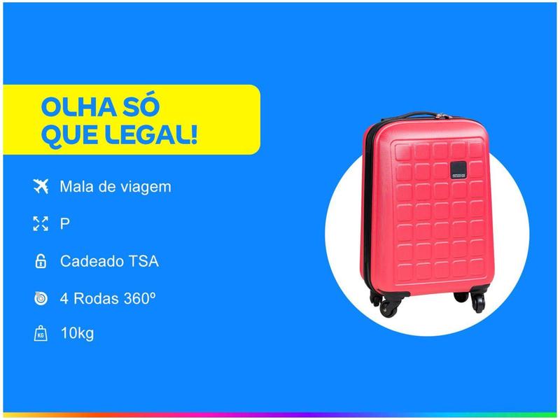 Imagem de Mala American Tourister Pequena - com Giro 360º Cirrus Light 133999-1694