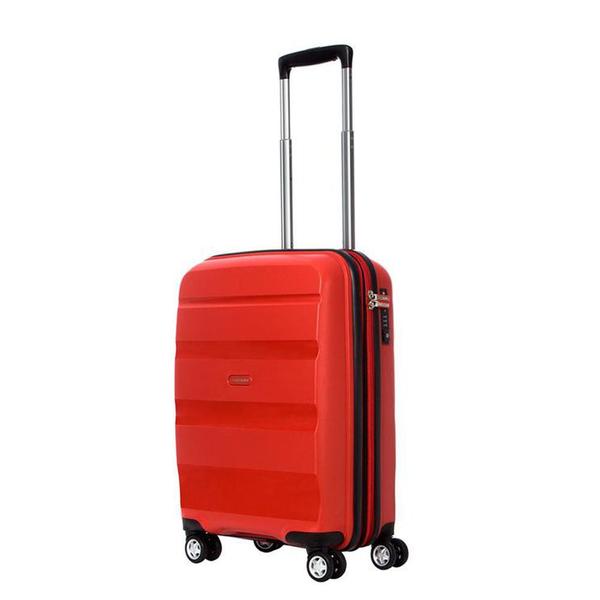 Imagem de Mala de Bordo ABS para Viagem Expansível Polipropileno Samsonite Spin Air Cadeado Tsa Vermelha