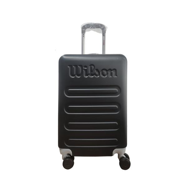 Imagem de Mala de Bordo Abs para Viagem Wilson W1735 Rodas Duplas Giro 360 Preta