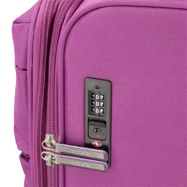 Imagem de Mala de Bordo American Tourister By Samsonite New Rio Poliéster Expansível Tsa Rosa