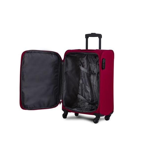 Imagem de Mala de Bordo Poliester para Viagem American Tourister By Samsonite Frankfurt Cadeado Vermelho