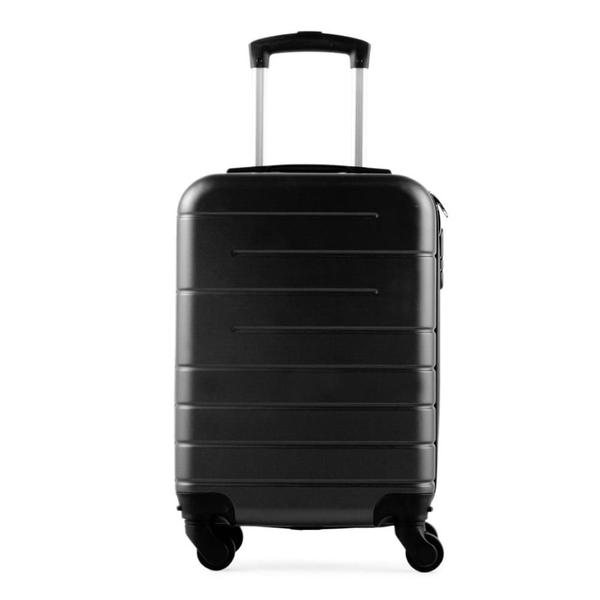 Mala de Bordo PP 8 Kg ABS 4 Rodas 18,5" Downtown Preta - Travelcross Mala de Bordo PP 8 Kg ABS 4 Rodas 18,5" Downtown Preta - Travelcross