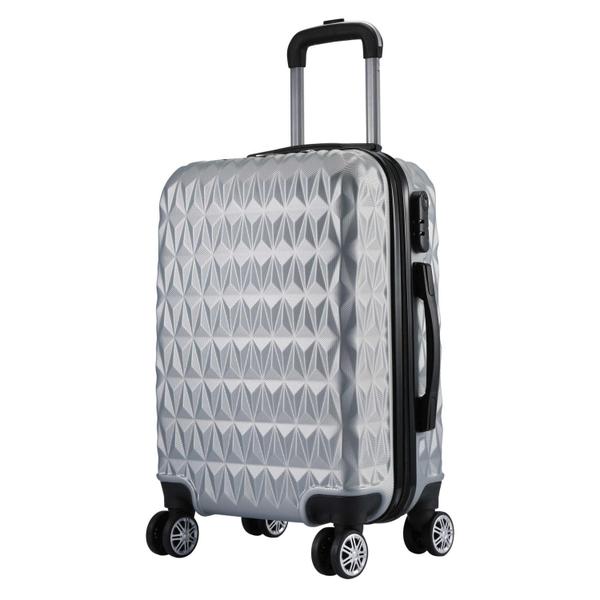 Mala de Bordo Viagem Pequena ABS - (55 x 35 x 22cm) C/ 4 Rodinhas 360º - (Regulamentação A...