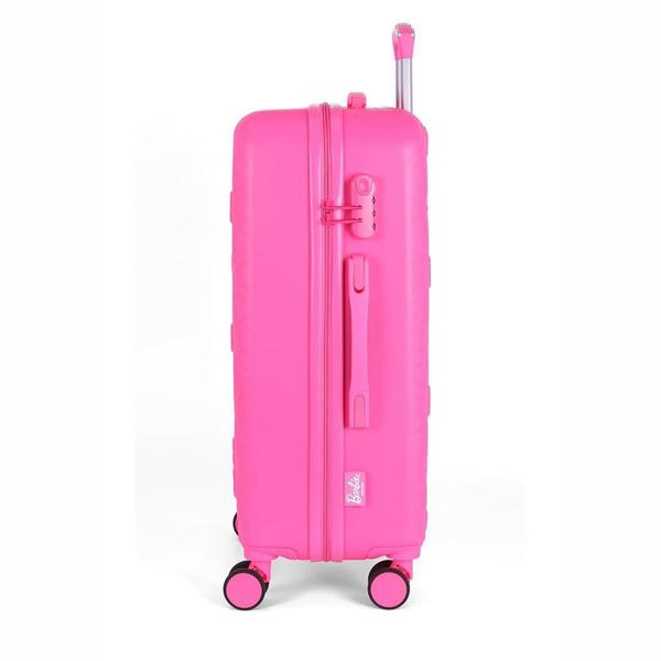 Imagem de Mala De Bordo Viagem Pequena Barbie Mf10458Bb Rodas 360 Rosa