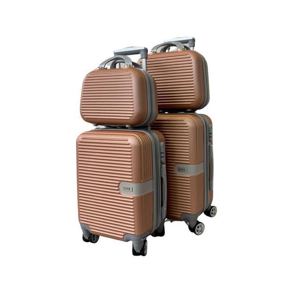 Mala de Viagem 360 em Fibra CHX - KIT COM 02 MALAS (P, PP e 2 FRASQUEIRAS P e PP) Imagem de Mala de Viagem 360 em Fibra CHX - KIT COM 02 MALAS (P, PP e 2 FRASQUEIRAS P e PP)