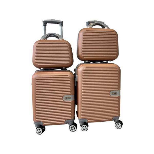 Mala de Viagem 360 em Fibra CHX - KIT COM 02 MALAS (P, PP e 2 FRASQUEIRAS P e PP) Imagem de Mala de Viagem 360 em Fibra CHX - KIT COM 02 MALAS (P, PP e 2 FRASQUEIRAS P e PP)