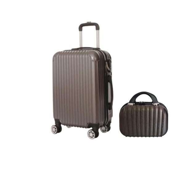 Mala De Viagem Bordo 10Kg + Frasqueira Com Rodinhas 360 Abs - Blacklions Imagem de Mala De Viagem Bordo 10Kg + Frasqueira Com Rodinhas 360 Abs
