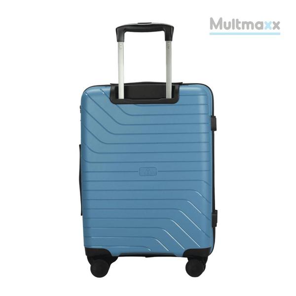 Imagem de Mala De Viagem Bordo 10KG Multmaxx Com Rodinhas Giratórias 360º e Fechadura Com Senha Azul