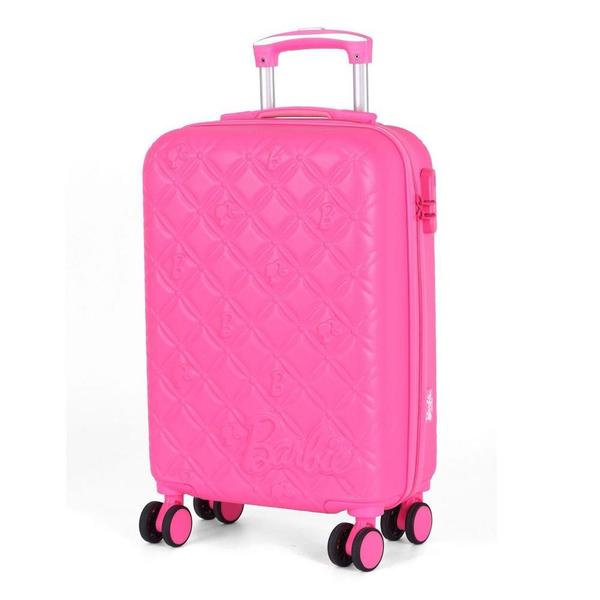 Imagem de Mala De Viagem Bordo Infantil Barbie Pink Giro 360 Luxcel