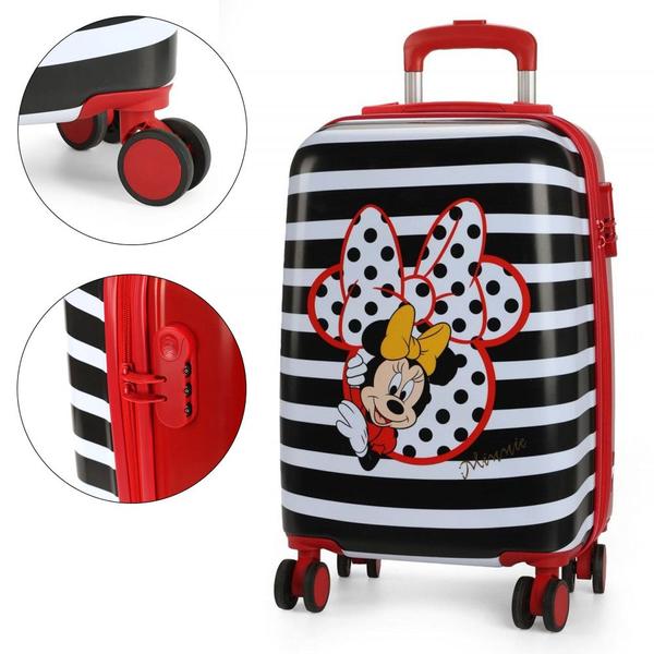 Imagem de Mala De Viagem Bordo Infantil Cadeado Embutido Minnie Disney