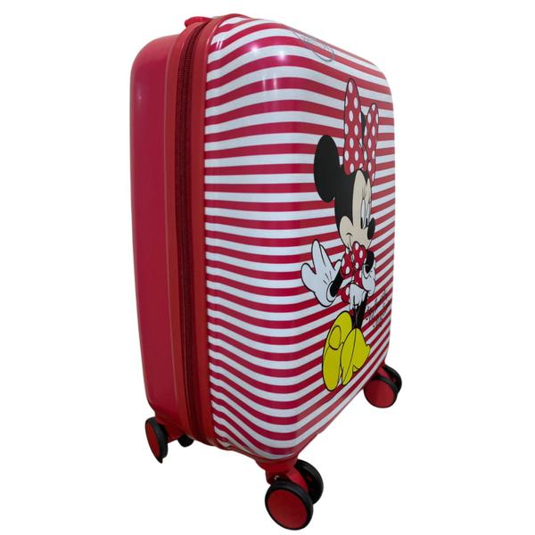 Imagem de Mala de Viagem Bordo Infantil Escolar Minnie Disney Original 360 com Senha