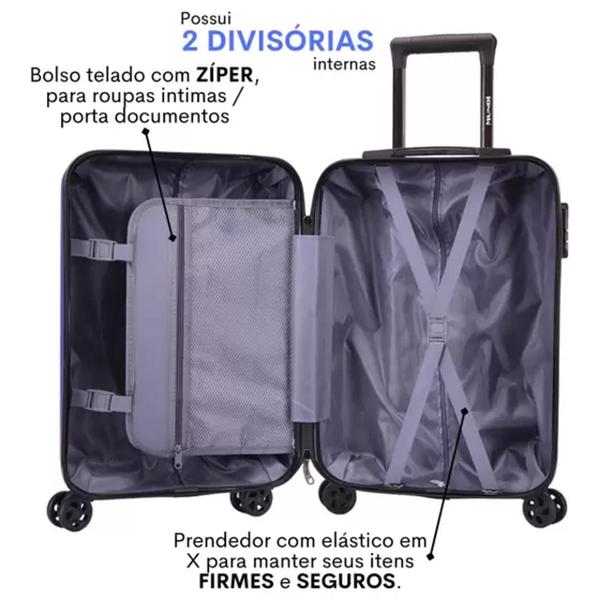 Imagem de Mala de Viagem BORDO MUNDI 10KG - PRETO