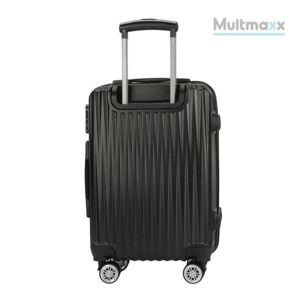 Imagem de Mala de Viagem de Bordo com Rodinha 360 100% ABS 10kg com Senha Multmaxx - Preta