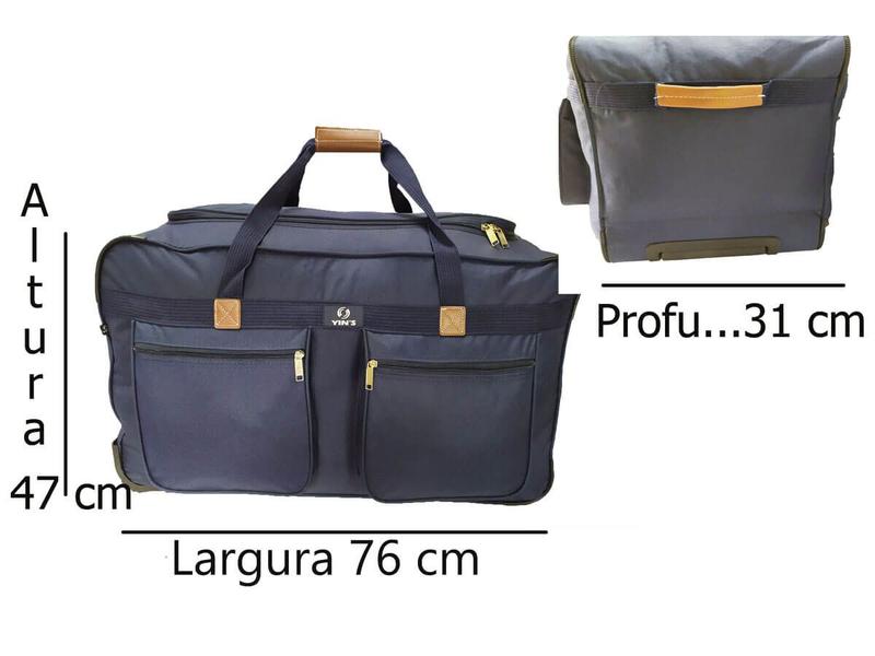 Imagem de Mala de Viagem Grande Bolsa Para Viagem Grande Com Rodas