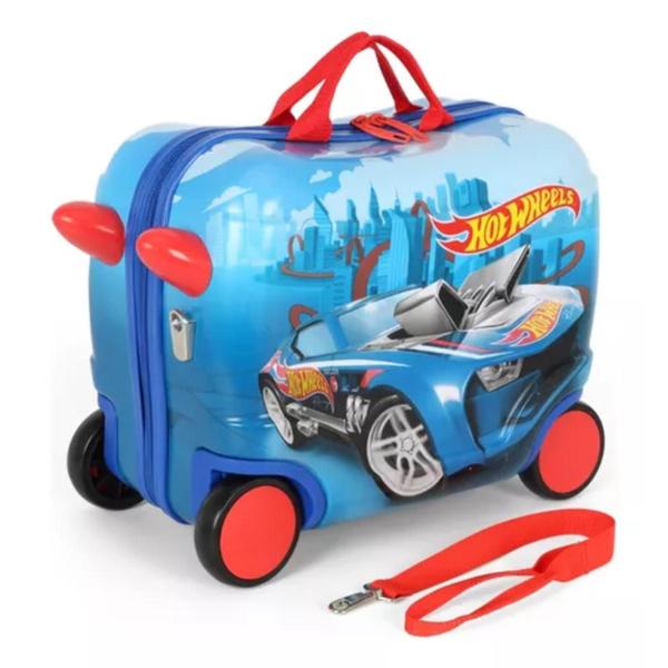 Imagem de Mala de Viagem Infantil com Rodinhas do Hot Wheels Luxcel