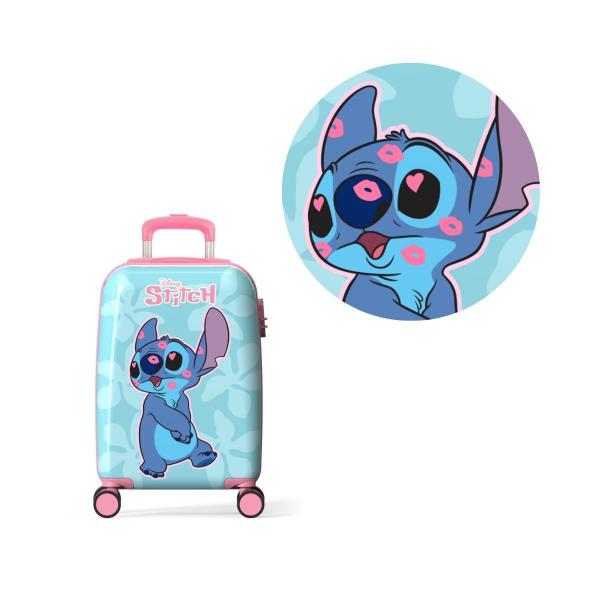 Imagem de Mala de Viagem Infantil Stitch Verde Juvenil Luxo Luxcel