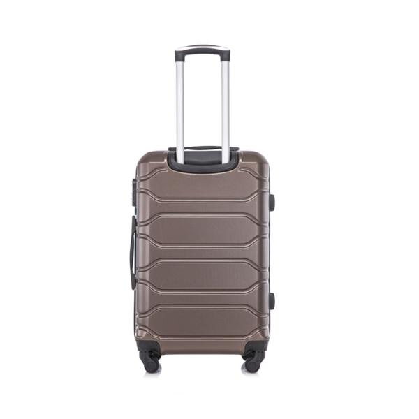 Imagem de Mala de viagem média 23 kg para despachar rodas com giro 360 cadeado material ABS - Fendi - 195M