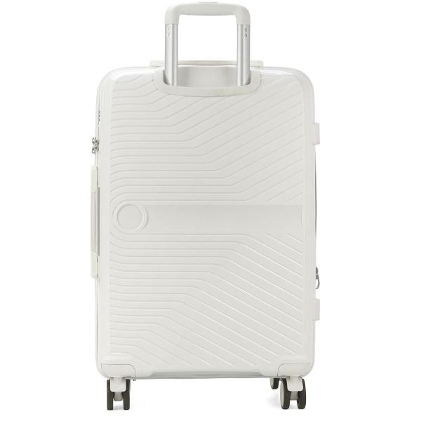 Imagem de Mala De Viagem Media 23Kg Expansiva Polipropileno Branco