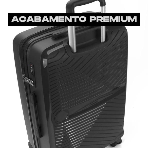 Imagem de Mala De Viagem Media 23Kg Expansiva Polipropileno Preto