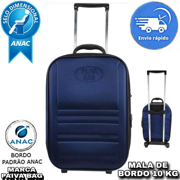 Imagem de Mala de Viagem pequena 10kg conforme ANAC