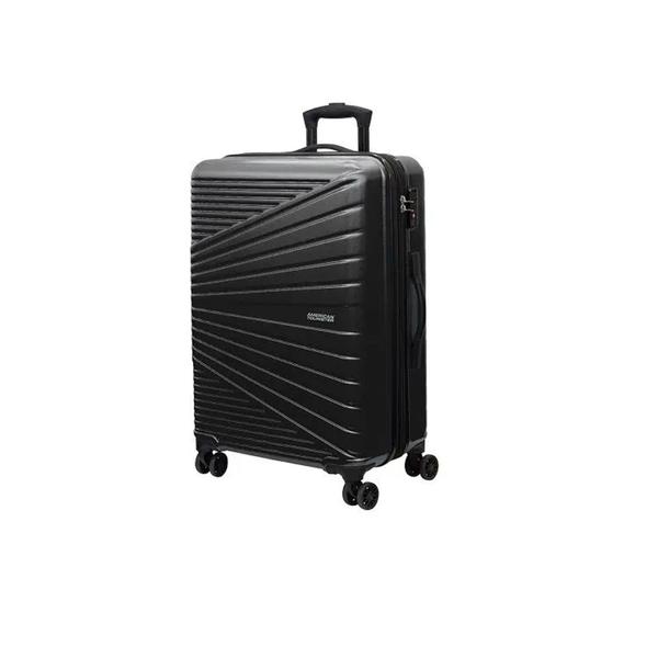 Imagem de Mala de Viagem Pequena Bordo Samsonite American Tourister Recife ABS Exp Rodas 360 Cad TSA  - PRETA