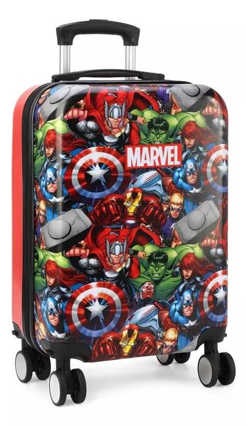 Imagem de Mala de viagem pequena marvel avengers vermelho mf10422ag-vm