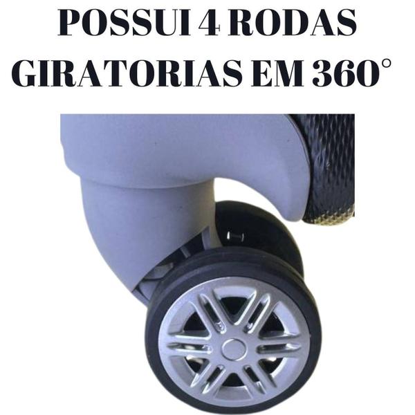 Imagem de Mala De Viagem Rodinha Abs 10Kg Rígida Cor: ul Bebe