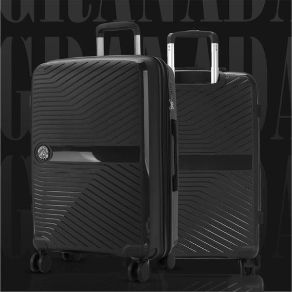 Mala Grande 32Kg Polipropileno Expansiva Rodas 360 Granada - Polo King Granada Imagem de Mala Grande 32Kg Polipropileno Expansiva Rodas 360 Granada
