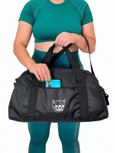 Imagem de Mala grande Nylon Academia - Caveira Dupla - Bolsa de Treinamento - Crossbody - Sport Bags - Yoga ao ar livre - Fitness - Viagem - Armazenamento - Sti