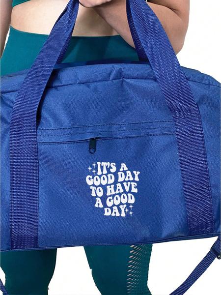 Imagem de Mala grande Nylon Academia - Its a Good Day - Bolsa de Treinamento - Crossbody - Sport Bags - Yoga ao ar livre - Fitness - Viagem - Armazenamento - St