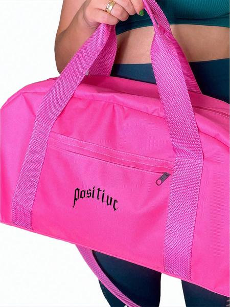 Imagem de Mala grande Nylon Academia - Positive - Bolsa para Homens e Mulheres - Bolsa de Treinamento - Crossbody - Sport Bags - Yoga ao ar livre - Fitness - Vi