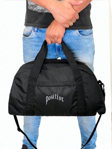 Imagem de Mala grande Nylon Academia - Positive - Bolsa para Homens e Mulheres - Bolsa de Treinamento - Crossbody - Sport Bags - Yoga ao ar livre - Fitness - Vi