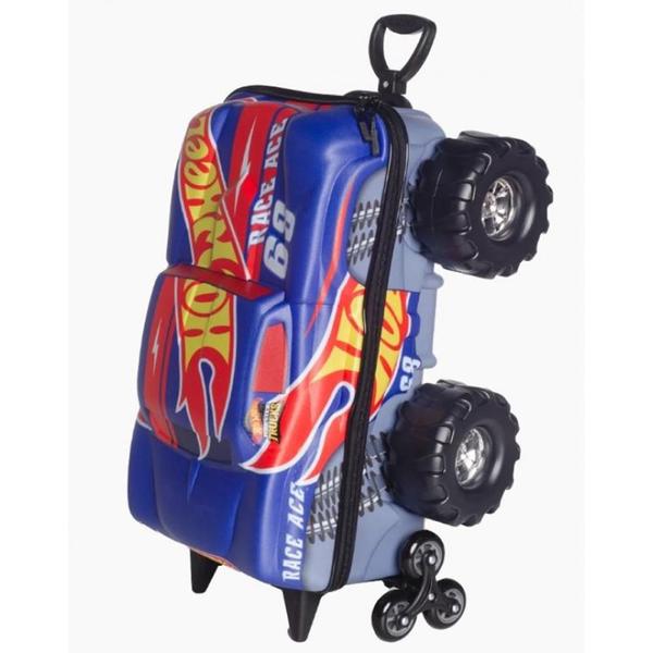 Imagem de Mala Infantil MaxToy HotWheels Race Monster Trucks