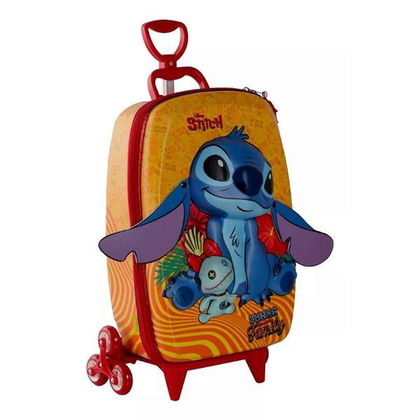 Imagem de Mala Infantil MaxToy Stitch Tropical 3D