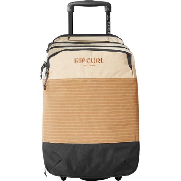 Imagem de Mala Rip Curl Viagem com Rodinhas F-Light Cabin 35L Revival Light Brown Importada