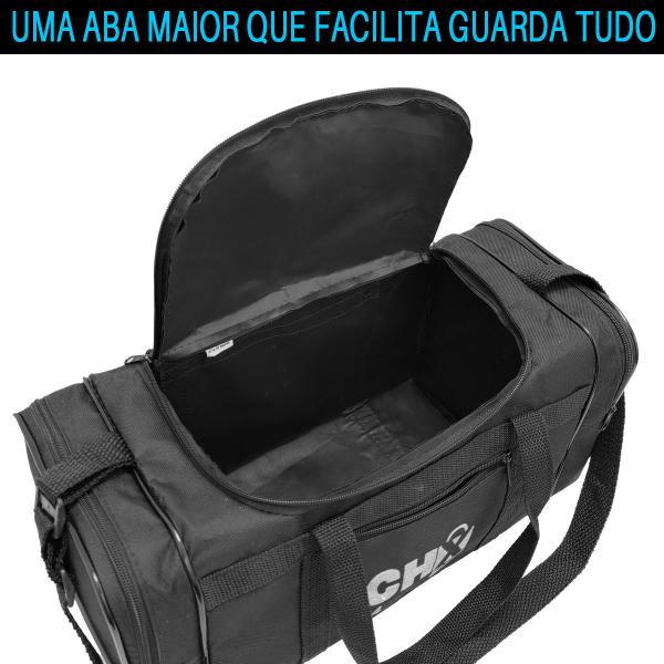 Imagem de Mala Sacola Bolsa de Viagem Dobrável Mao Transversal Tecido Chx T5